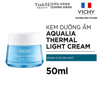 Kem Dưỡng Ẩm Cho Da Khô, Da Mất Nước Và Da Nhạy Cảm Vichy Aqualia Thermal Light 50ml