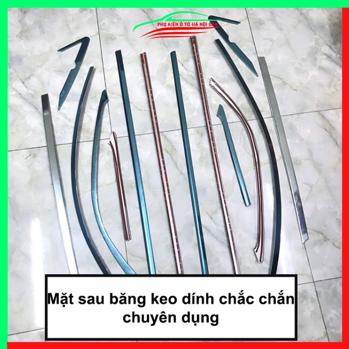 Bộ nẹp viền chân kính cong kính  Sorento 2012-2020 sáng bóng chuẩn form xe