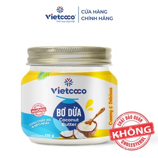 Bơ dừa Vietcoco - hũ thủy tinh 170g