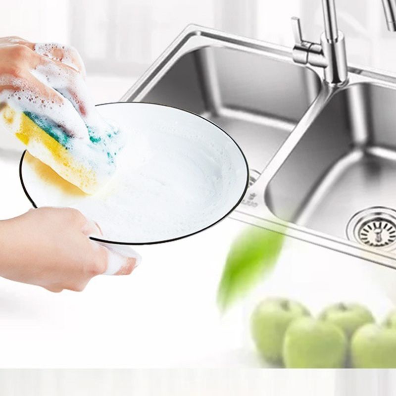 Bình Đựng Xà Phòng Có Giá Đỡ Xốp Tiện Dụng Cho Bồn Rửa Nhà Bếp