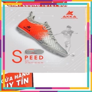 [Chính hãng-Tặng tất 50K] Giày đá bóng AKKA SPEED2 - Màu Bạc mẫu mới 2020 SALE 12