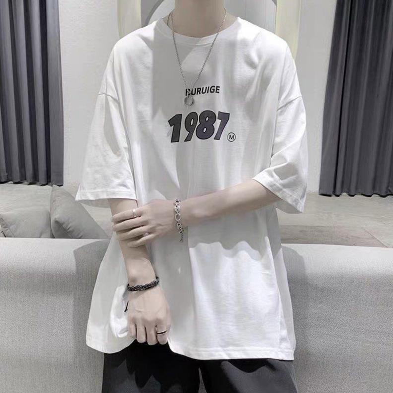 Áo phông Oversize 1987, JACKLANE, Áo cộc tay Unisex Jack Lane . ༷ 👑