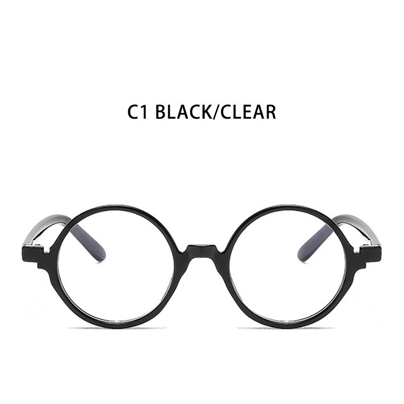 (KIQI-FASHION) COD Mắt Kính Gọng Tròn Chống Bức Xạ Ánh Sáng Xanh Phong Cách Cổ Điển Thời Trang Cho Nam Và Nữ