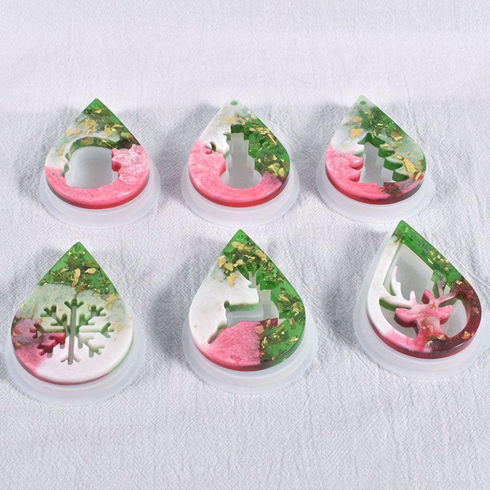 NEXTVN Phụ Kiện Treo Trang Trí Cây Thông Giáng Sinh Bằng Epoxy Resin Chủ Đề Giáng Sinh