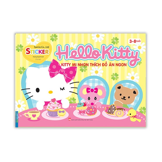 Sách - Hello Kitty - Kitty mi nhon thích đồ ăn ngon (3-8 tuổi)