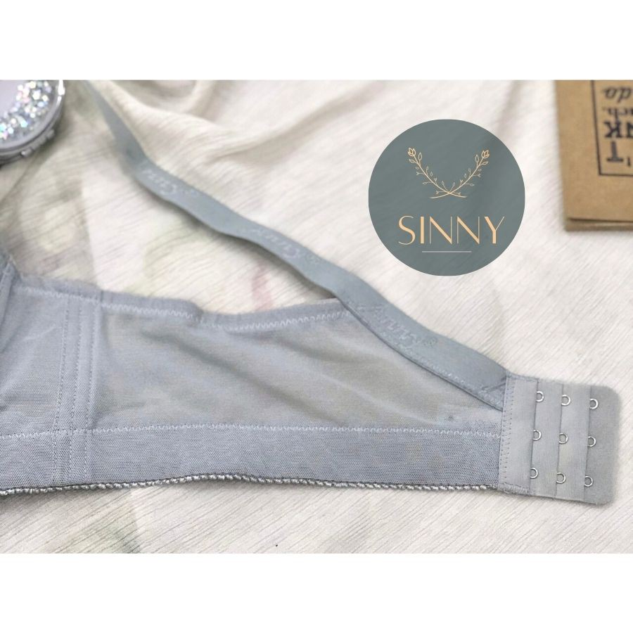 Áo ngực bigsize cúp D mút mỏng có gọng, áo lót ren Thái Lan Anny mã 0777, Sinny
