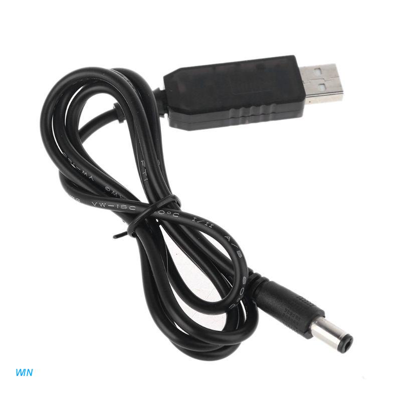 Dây Cáp Tăng Áp Chuyển Đổi Usb 5v Sang Dc 12v 5.5x2.1mm Có Màn Hình Led Hiển Thị 12v