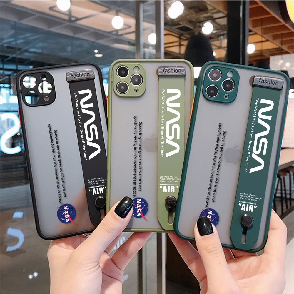 Samsung Galaxy A51 A71 A72 A52 A52S A42 A32 A12 A02 M02 A02S A7 2018 4G 5G Cho Ốp lưng điện thoại In Hình wristband Cover NASA