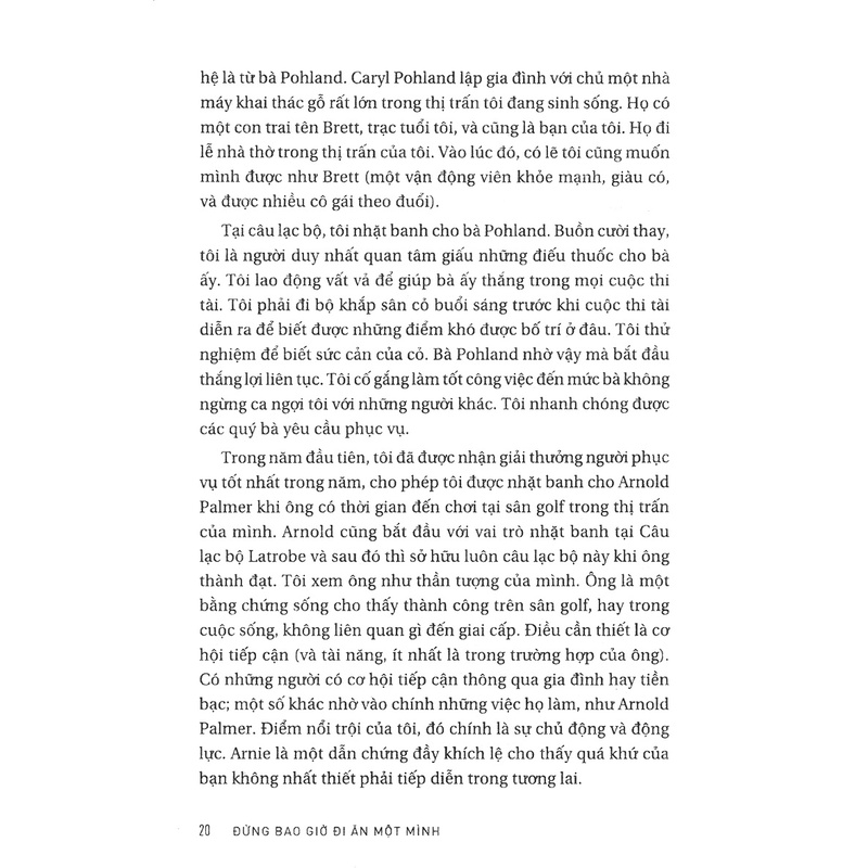 Sách - Đừng Bao Giờ Đi Ăn Một Mình