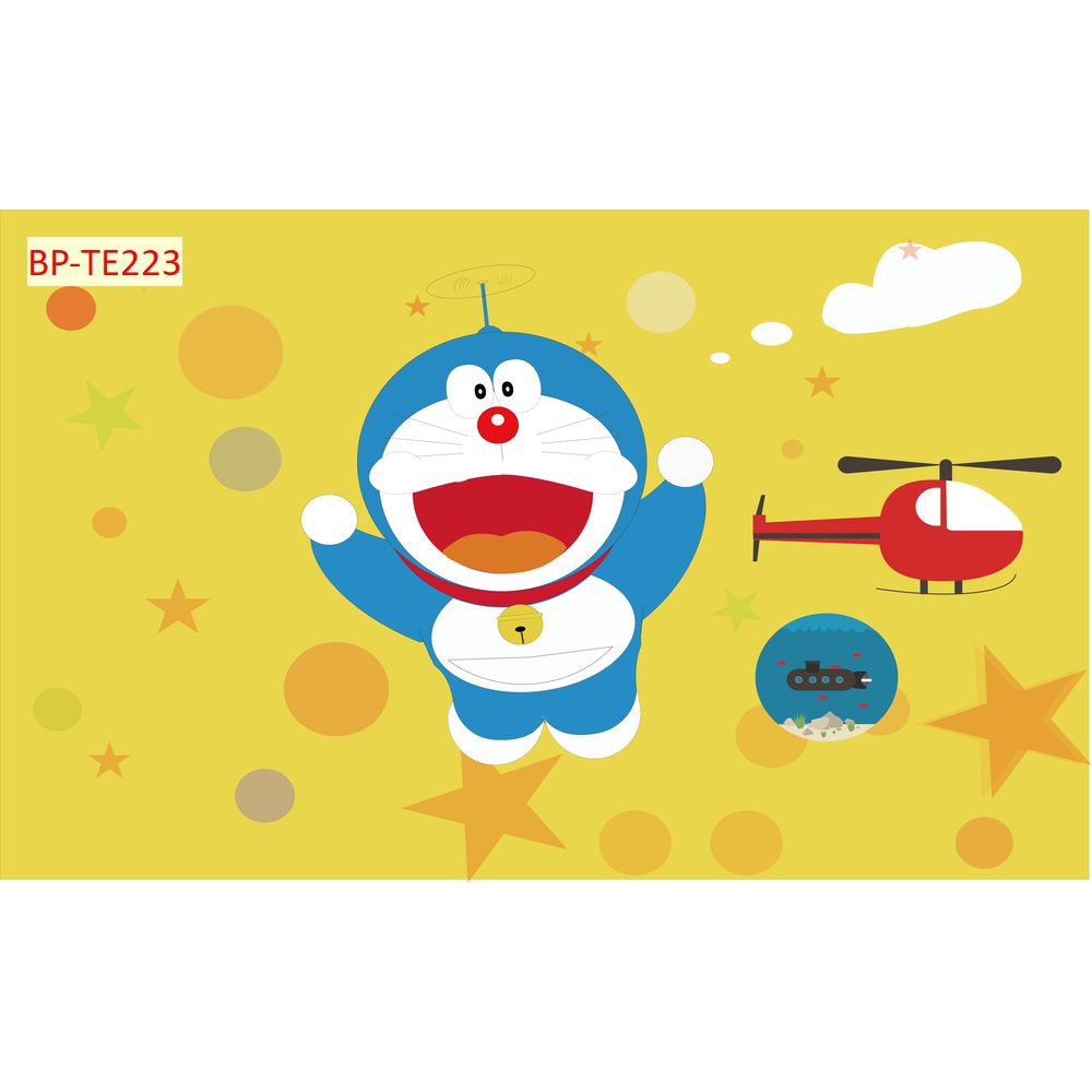 Tranh Dán Tường Phòng Trẻ Em Hoạt Hình Hiện Đại