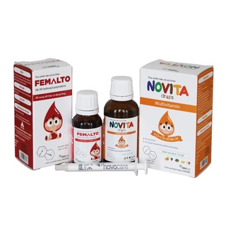 [FREESHIP XTRA] Combo Sắt + Vitamin thiết yếu nhỏ giọt Cho Trẻ Từ 0 Tháng Tuổi