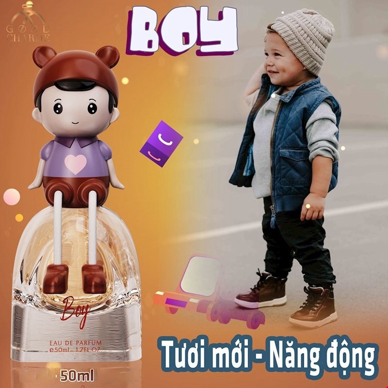 Nước hoa bé trai Boy -  ĐÁNG YÊU, TƯƠI MÁT VÀ NĂNG ĐỘNG