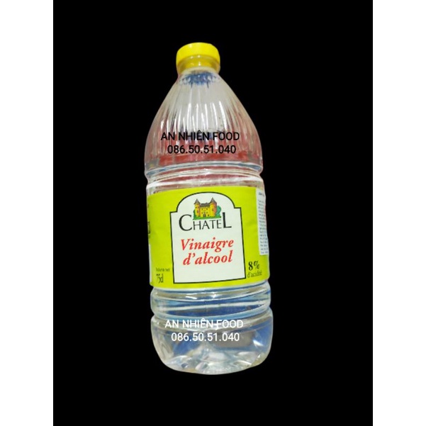 Giấm Trắng Chatel Pháp 750ml annhienfooddeli