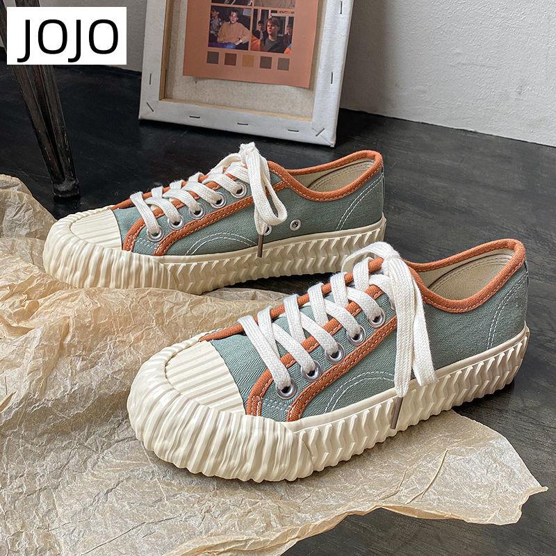 Giày Thể Thao Canvas Phong Cách Hàn Quốc ulzzang Mới Cho Nữ Dễ Phối Đồ