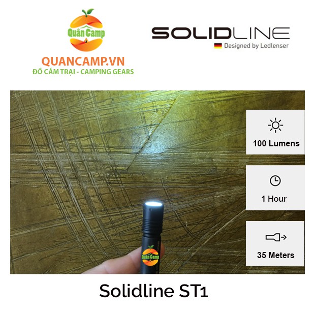 Đèn pin móc khoá siêu nhỏ gọn Solidline ST1 - Ledlenser thiết kế và sản xuất