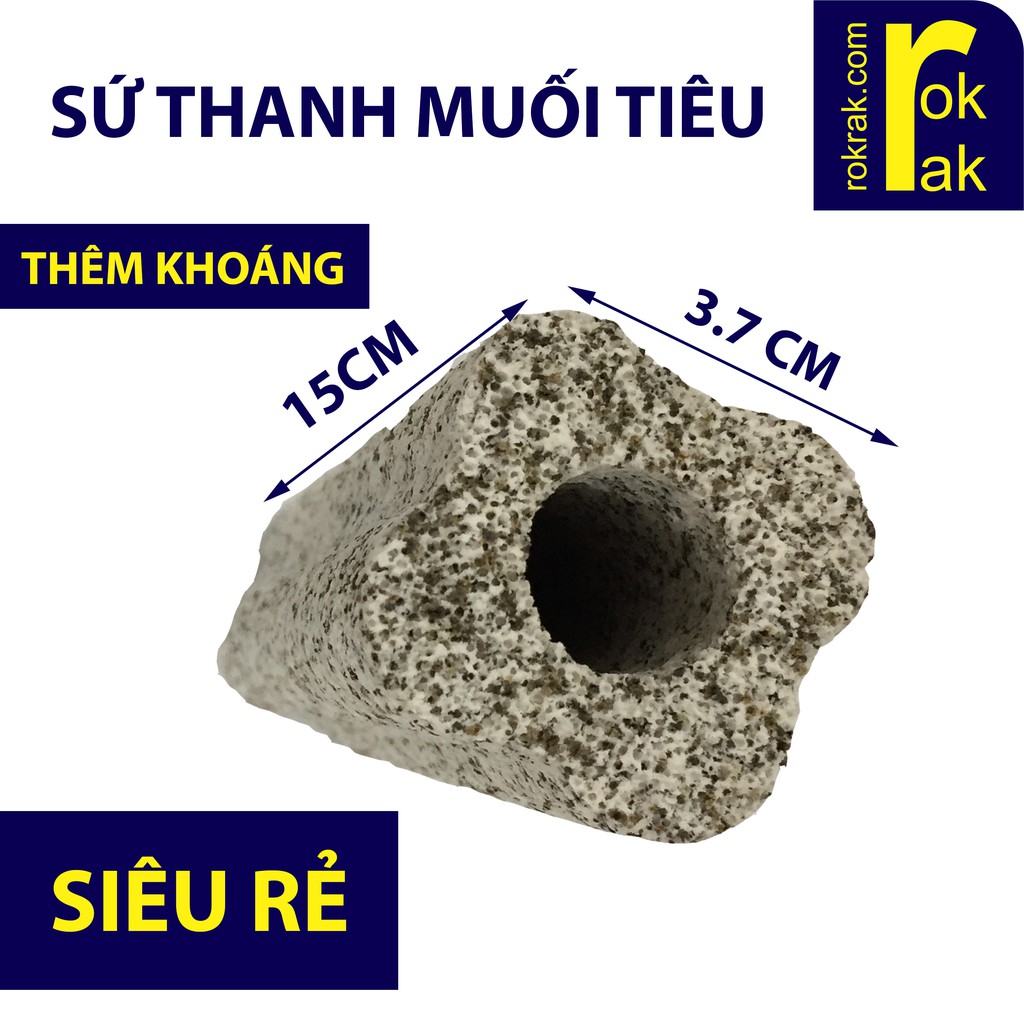 GIÁ SỈ-Sứ lọc thanh mè đen/nâu LỚN cho lọc hồ cá