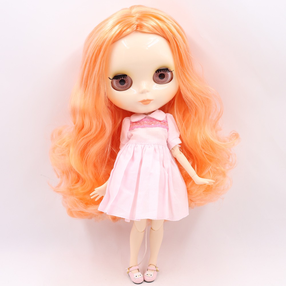 Búp bê thân khớp Blythe da trắng không mặc quần áo cao 30cm