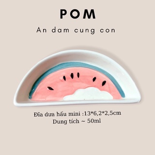 Đĩa ăn dặm hình dưa hấu