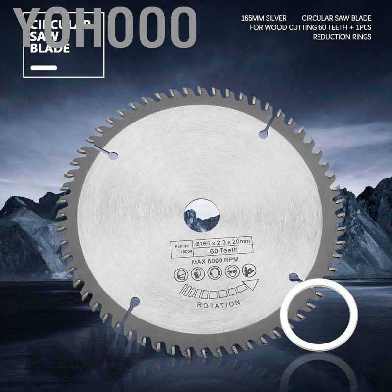 Lưỡi cưa gỗ 60 răng 165mm cho Bosch Makita