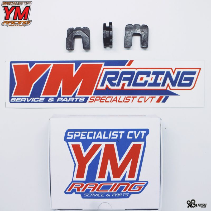 Bộ 3 Thanh Trượt Hình Nón/Mặt Cười Cho Động Cơ YAMAHA | Trượt Xe Đua Ym