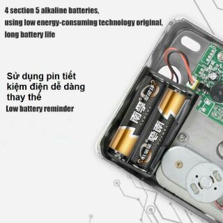 Khoá cổng vân tay 5 chức năng