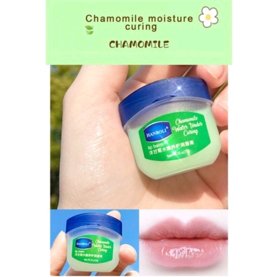 Bộ son dưỡng môi HanBoli Vaseline mini dưỡng ẩm chống khô môi cho làn môi thêm gợi cảm