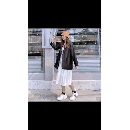 áo blazer đũi mỏng ulzzang cho mùa hè