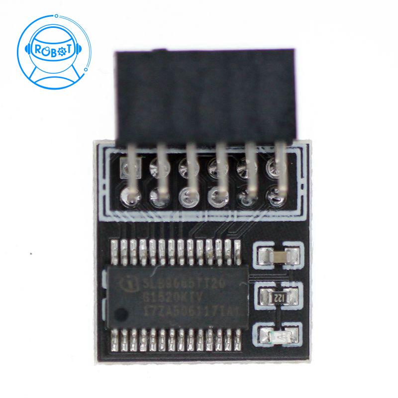 TPM 2.0 Mã Hóa Bảo Mật Ule Thẻ Từ Xa LPC-12PIN Ule Cho GIGABYTE 12PIN LPC TPM2.0 LPC 12 Pin An Ninh 
