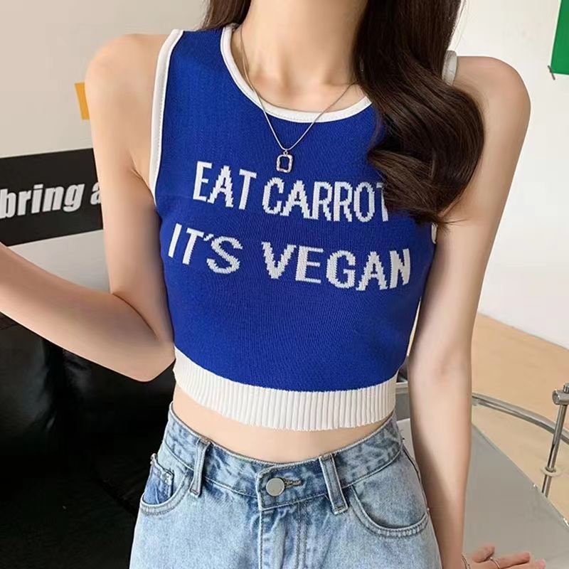 Áo Lửng Hai Dây Dáng Ôm Phong Cách Hong Kong Thời Trang Mùa Hè Quyến Rũ Dành Cho Nữ