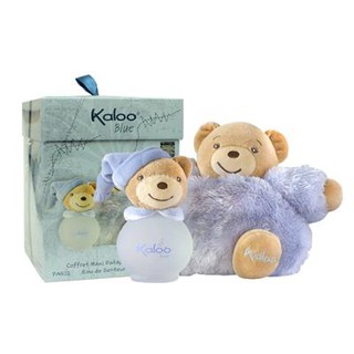 [100ml] Nước Hoa Cho Bé Trai KALOO Blue Không Chứa Cồn Và Gấu Bông MAXI FLUFFY EDS 17cm