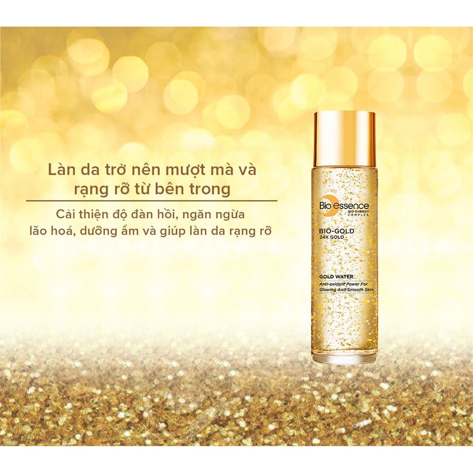 Nước Bio Essence dưỡng Gold ngăn ngừa dấu hiệu lão hóa 150 ml - [Coco Shop]