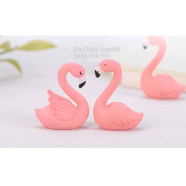 Mô hình cặp đôi hồng hạc lãng mạn.( Giá bao gồm 1 cặp)