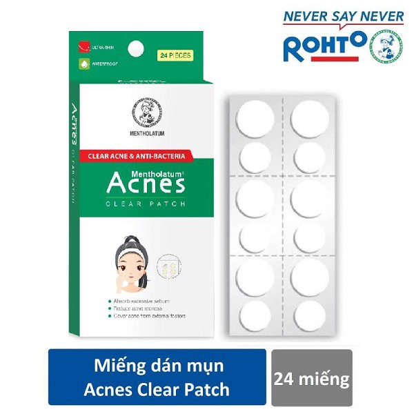 Hộp 24 Miếng Dán Mụn Acnes