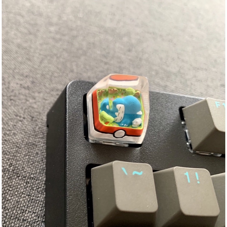 Keycap Pokemon Snolax, bàn phím cơ