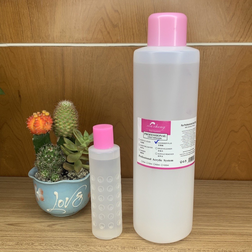 Nước Lau Gel Xincheng Size Lớn 1000ml Và Size Nhỏ 100ml Chuyên Dụng Cho Salon NaiL