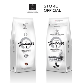 Combo 2 Bịch Cà phê Hạt Mộc Legend Success 1 - Trung Nguyên Legend - Arabica, Robusta
