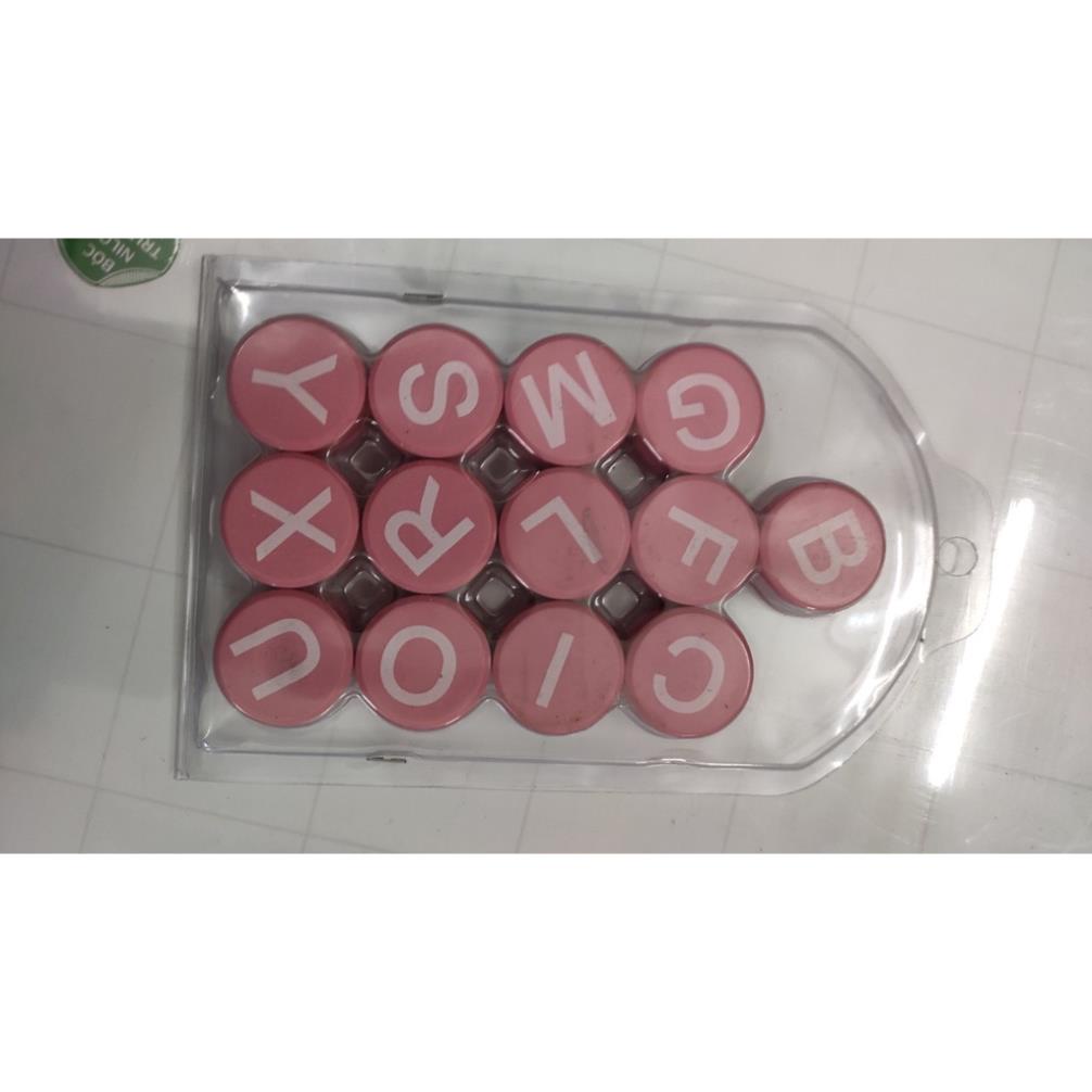 Bộ chữ số Nam châm 30mm cao cấp vỉ 26 chữ cái hít siêu mạnh