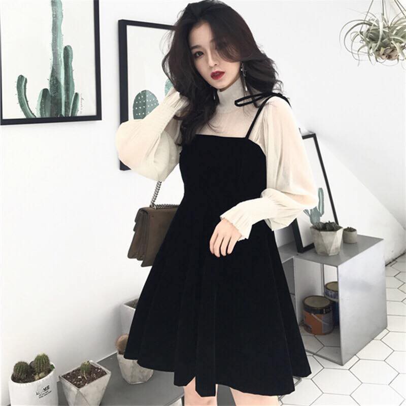 (SẴN) Bộ váy Ulzzang