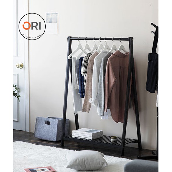 GIÁ TREO QUẦN ÁO HÀN QUỐC 1 TẦNG SIZE L - A HANGER 1F SIZE 1 MÉT - ORI NỘI THẤT HÀN QUỐC