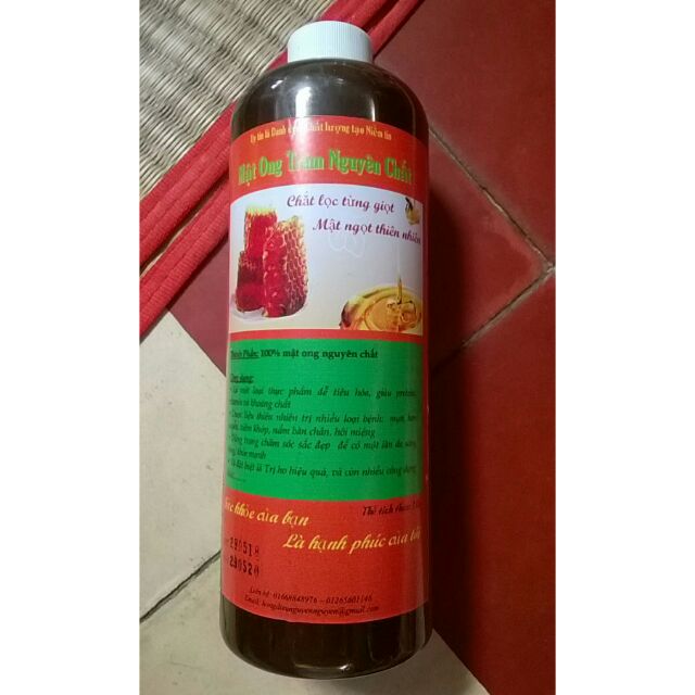 Mật ong tràm nguyên chất 2 lít