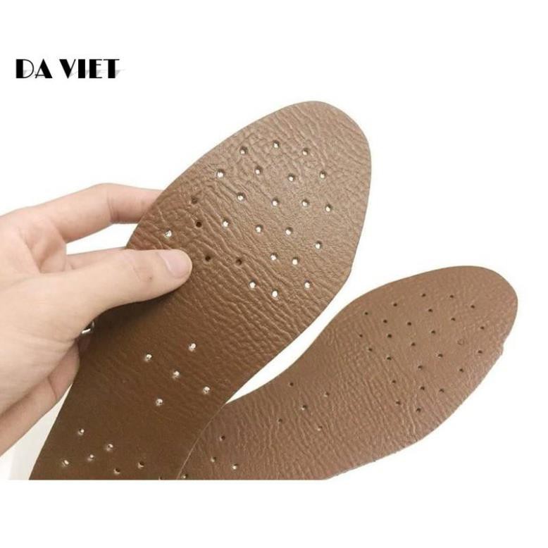 Lót giày da bò chuẩn 100% mềm khử mùi thông thoáng