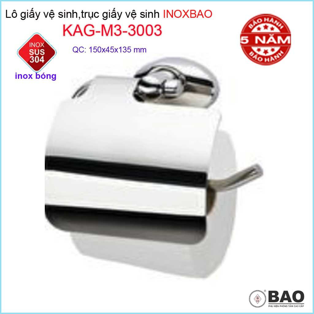 Hộp đựng giấy vệ sinh Inox Bảo KAG-M3-3003