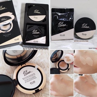 Set Cushion Clio Kill Cover Conceal SPF45 PA++