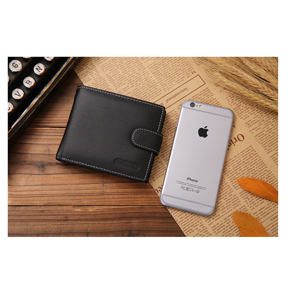 Ví nam 100% da bò thật cao cấp phong cách mới