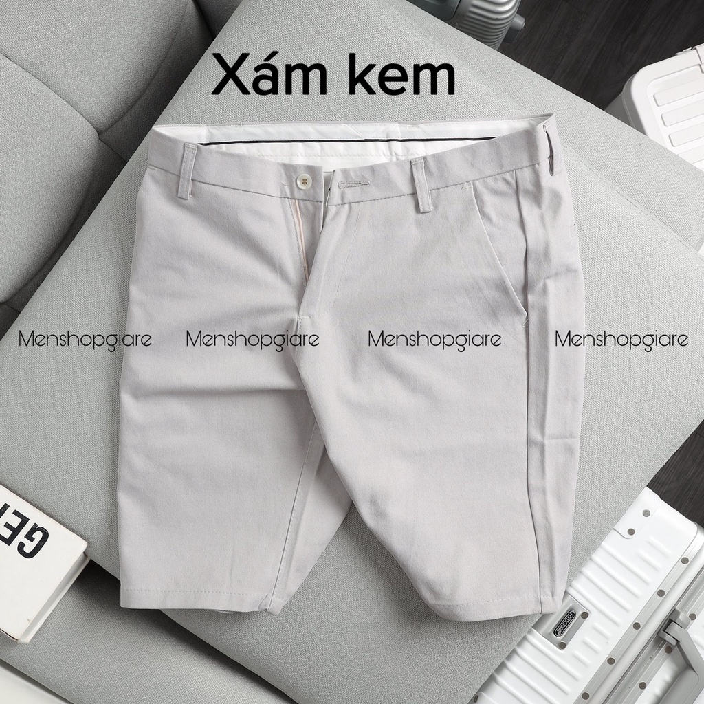Quần Short Tây Nam Hàn Quốc dáng slimfit