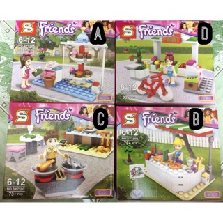 |Đồ Chơi Trẻ Em | Mẫu Mô Hình Lego SL Sy759(A-D)