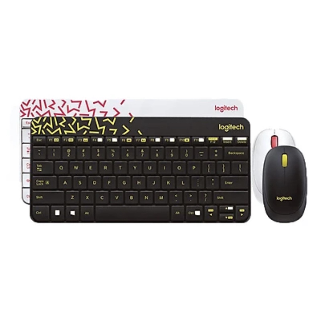 Bàn phím + Chuột không dây Logitech MK240-Hàng chính hãng