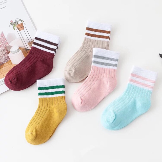 Set 5 đôi tất len cotton hàng loại 1 cho bé