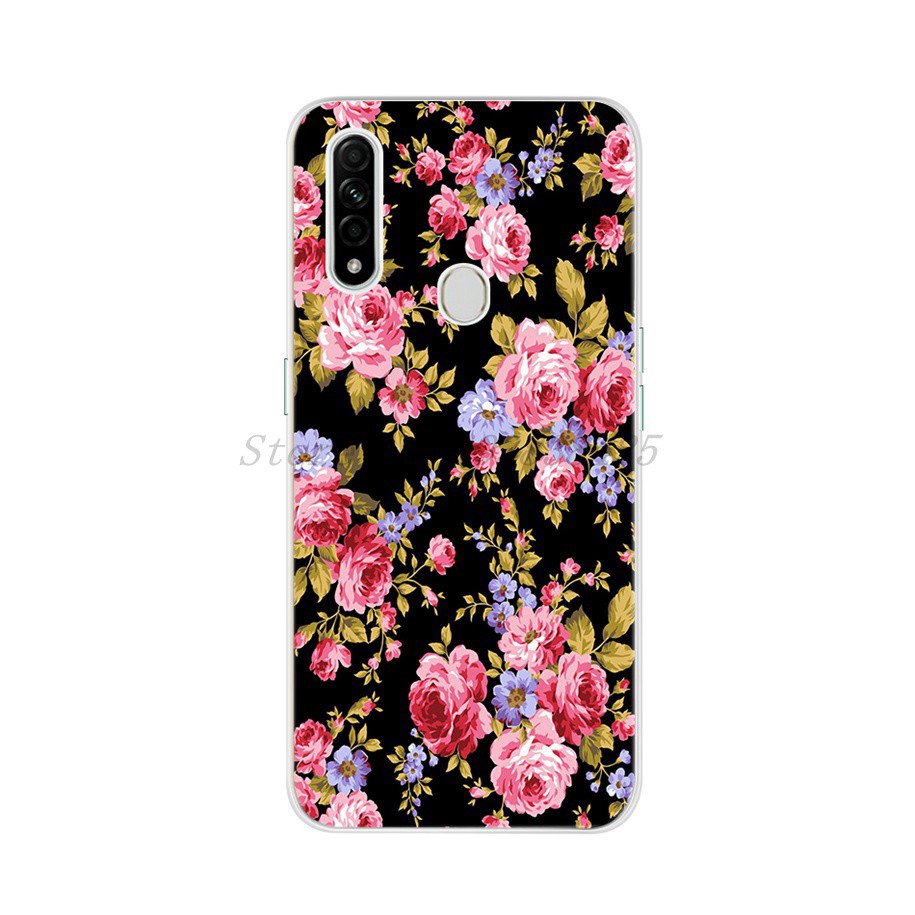 Ốp điện thoại TPU họa tiết hoa tùy chọn cho OPPO A9 2020 A12 A12e A5 A31 2020