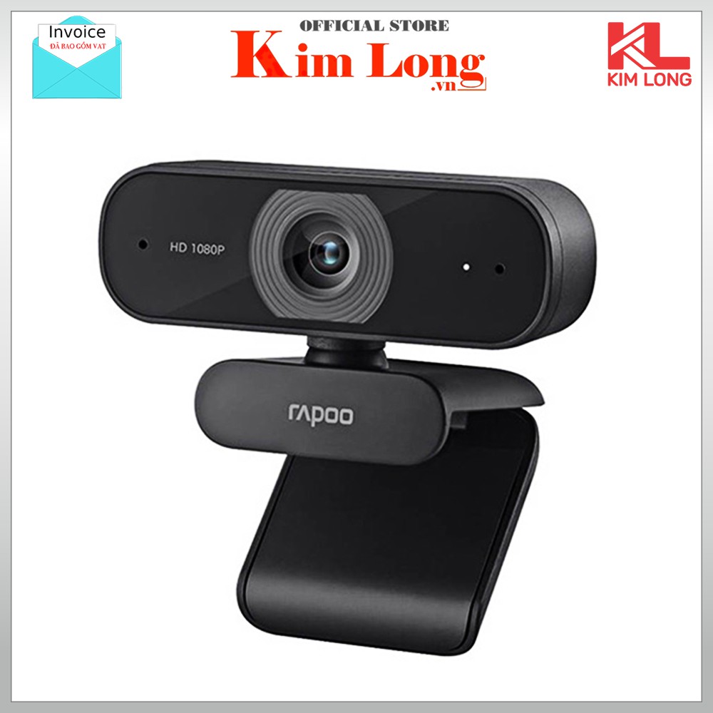 [Mã 1511ELSALE hoàn 7% đơn 300K] Webcam Rapoo C260 FullHD 1080p - Bảo hành chính hãng 24 Tháng | WebRaoVat - webraovat.net.vn